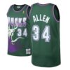 Milwaukee Bucks Sandro Mamukelashvili 2022-23 Icon Edition Jersey Green
