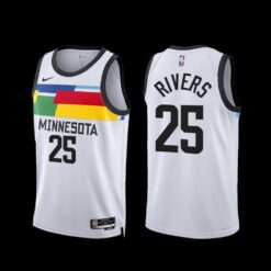 Minnesota Timberwolves Austin Rivers 2022-23 City Edition Jersey White