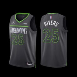 Minnesota Timberwolves Austin Rivers 2022-23 Statement Edition Jersey Anthracite