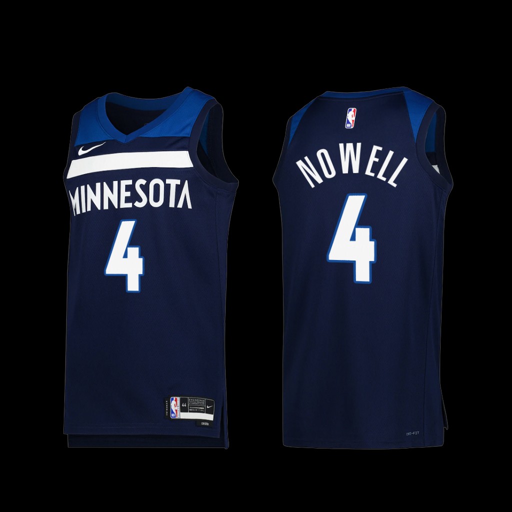 Minnesota Timberwolves Jaylen Nowell 2022-23 Icon Edition Jersey Navy Minnesota Timberwolves Jaylen Nowell 2022-23 Icon Edition Jersey Navy