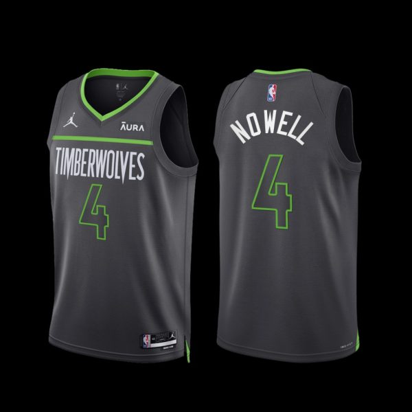 Minnesota Timberwolves Jaylen Nowell 2022-23 Statement Edition Jersey Anthracite Minnesota Timberwolves Jaylen Nowell 2022-23 Statement Edition Jersey Anthracite