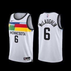 Minnesota Timberwolves Jordan McLaughlin 2022-23 City Edition Jersey White