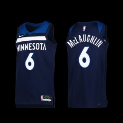 Minnesota Timberwolves Jordan McLaughlin 2022-23 Icon Edition Jersey Navy