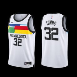 Minnesota Timberwolves Karl-Anthony 2022-23 City Edition Jersey White