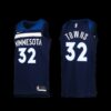 Minnesota Timberwolves Karl-Anthony Towns Black Classic Jersey