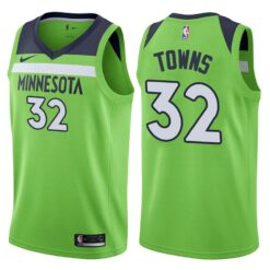 Minnesota Timberwolves Karl-Anthony Towns Green Statement Jersey