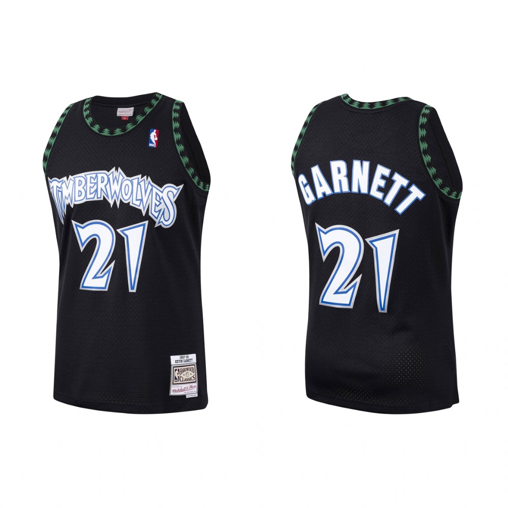 Minnesota Timberwolves Kevin Garnett Black Throwback Jersey Minnesota Timberwolves Kevin Garnett Black Throwback Jersey