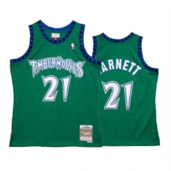 Minnesota Timberwolves Kevin Garnett Green Reload 2.0 Throwback Jersey