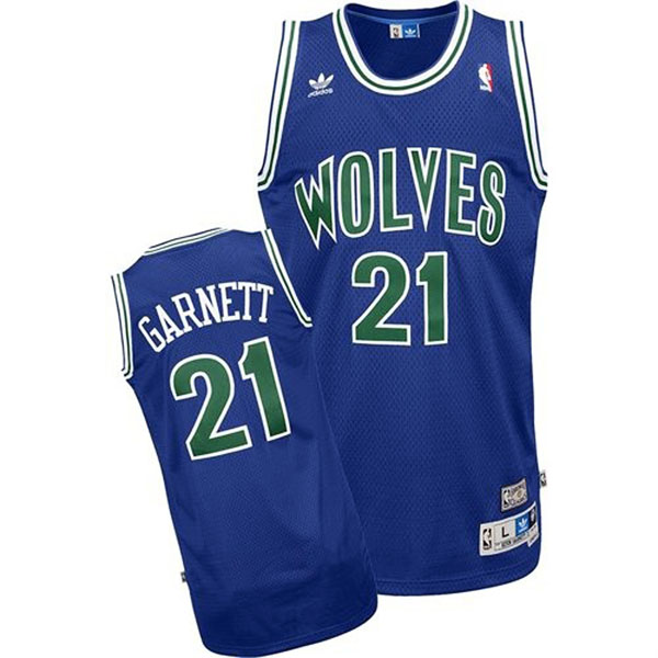 Minnesota Timberwolves Kevin Garnett Vintage Blue Jersey Minnesota Timberwolves Kevin Garnett Vintage Blue Jersey