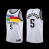 Minnesota Timberwolves Kyle Anderson 2022-23 Statement Edition Jersey Anthracite