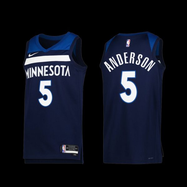 Minnesota Timberwolves Kyle Anderson 2022-23 Icon Edition Jersey Navy Minnesota Timberwolves Kyle Anderson 2022-23 Icon Edition Jersey Navy