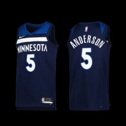 Minnesota Timberwolves Kyle Anderson 2022-23 Icon Edition Jersey Navy