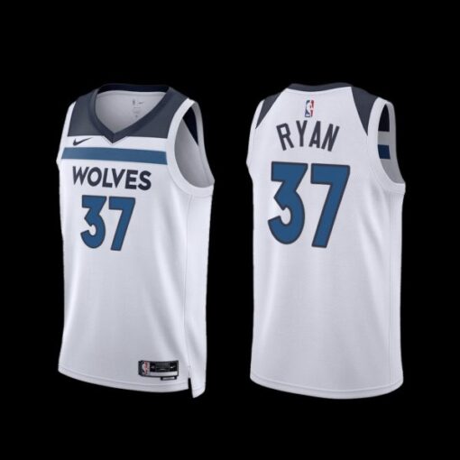 Minnesota Timberwolves Matt Ryan 2022-23 Association Edition Jersey White