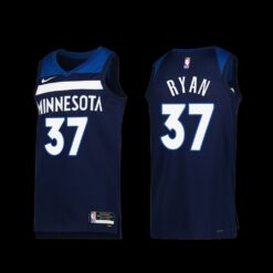 Minnesota Timberwolves Matt Ryan 2022-23 Icon Edition Jersey Navy