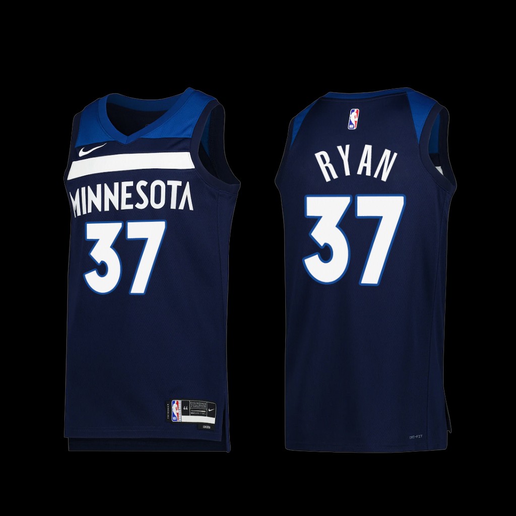 Minnesota Timberwolves Matt Ryan 2022-23 Icon Edition Jersey Navy Minnesota Timberwolves Matt Ryan 2022-23 Icon Edition Jersey Navy