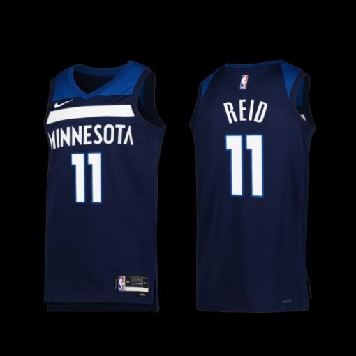 Minnesota Timberwolves Naz Reid 2022-23 Icon Edition Jersey Navy