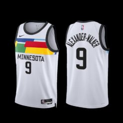 Minnesota Timberwolves Nickeil Alexander-Walker 2022-23 City Edition Jersey White
