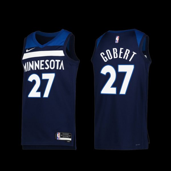 Minnesota Timberwolves Rudy Gobert 2022-23 Icon Edition Jersey Navy Minnesota Timberwolves Rudy Gobert 2022-23 Icon Edition Jersey Navy