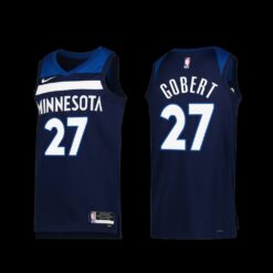 Minnesota Timberwolves Rudy Gobert 2022-23 Icon Edition Jersey Navy