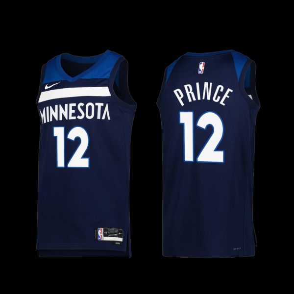 Minnesota Timberwolves Taurean Prince 2022-23 Icon Edition Jersey Navy Minnesota Timberwolves Taurean Prince 2022-23 Icon Edition Jersey Navy