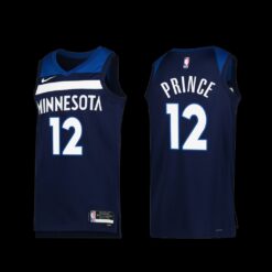 Minnesota Timberwolves Taurean Prince 2022-23 Icon Edition Jersey Navy