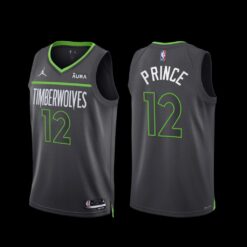 Minnesota Timberwolves Taurean Prince 2022-23 Statement Edition Jersey Anthracite