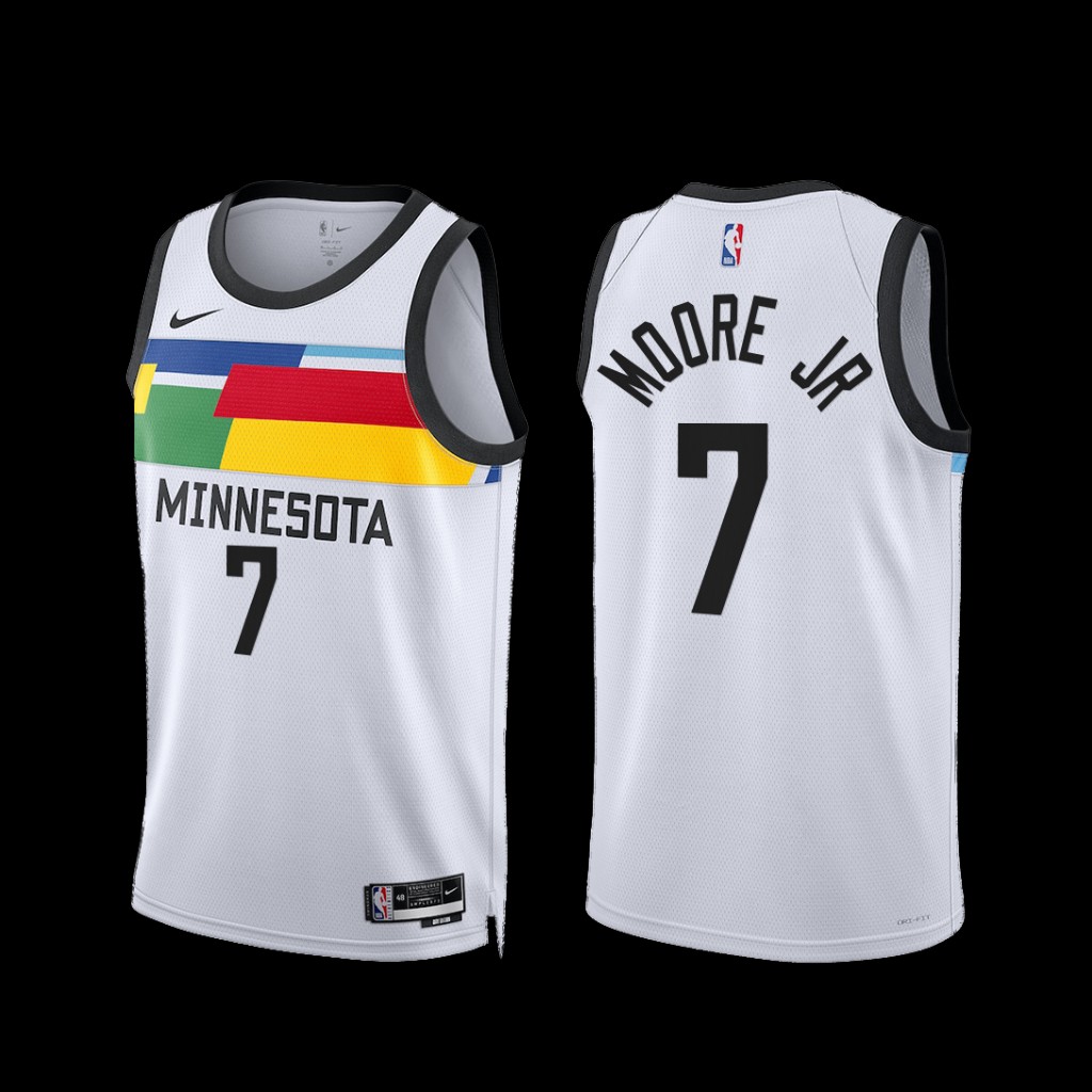 Minnesota Timberwolves Wendell Moore Jr. 2022-23 City Edition Jersey White Minnesota Timberwolves Wendell Moore Jr. 2022-23 City Edition Jersey White