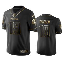 Minnesota Vikings Adam Thielen Black Golden Limited Jersey