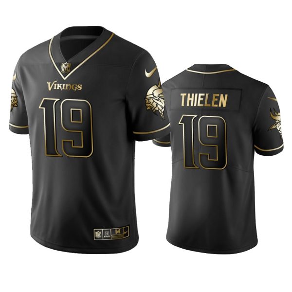 Minnesota Vikings Adam Thielen Black Golden Limited Jersey Minnesota Vikings Adam Thielen Black Golden Limited Jersey