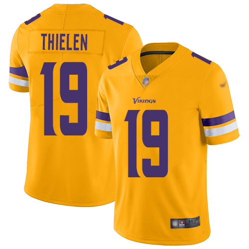 Minnesota Vikings Adam Thielen Gold Inverted Limited Jersey Minnesota Vikings Adam Thielen Gold Inverted Limited Jersey