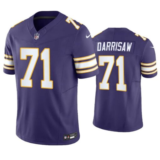 Minnesota Vikings Christian Darrisaw Purple Classic Limited Jersey