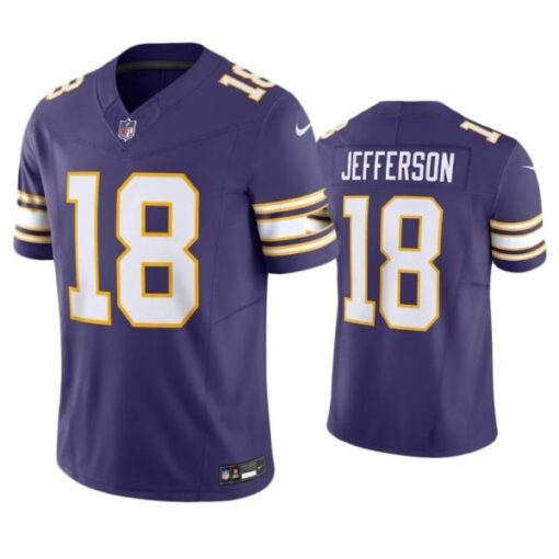 Minnesota Vikings Justin Jefferson Purple Classic Limited Jersey