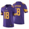 Minnesota Vikings Justin Jefferson Gold Inverted Limited Jersey
