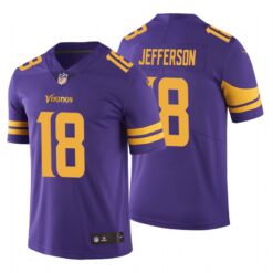 Minnesota Vikings Justin Jefferson Purple Color Rush Limited Jersey