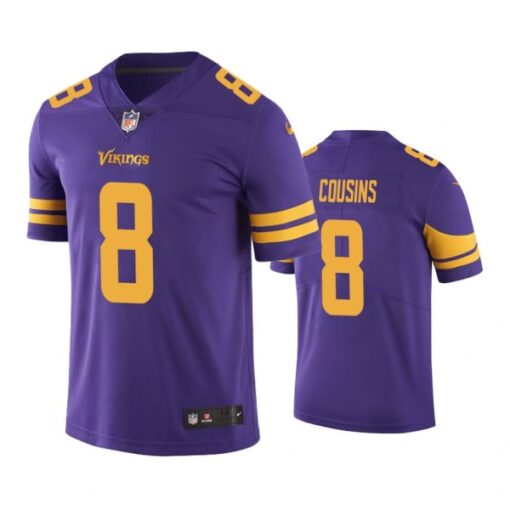 Minnesota Vikings Kirk Cousins Purple Color Rush Limited Jersey