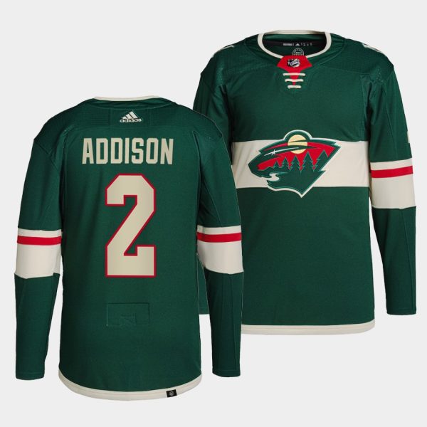 Minnesota Wild Calen Addison Home Green Jersey Minnesota Wild Calen Addison Home Green Jersey