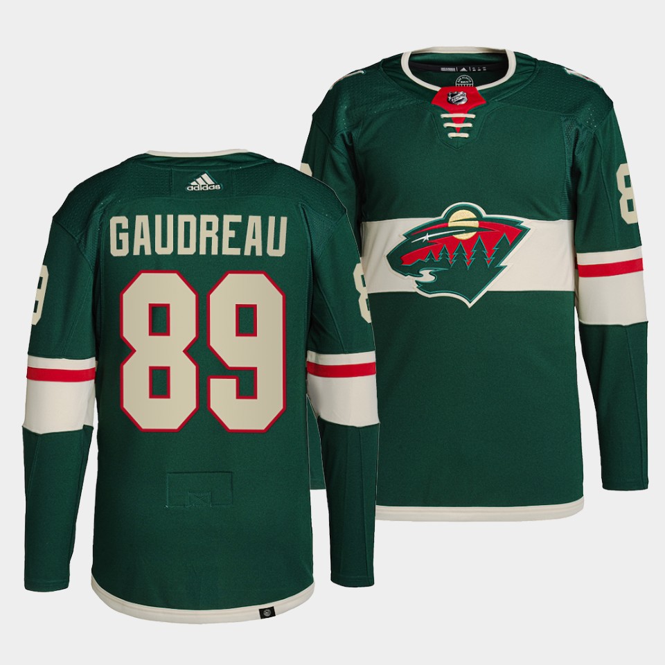 Minnesota Wild Frederick Gaudreau Home Green Jersey Minnesota Wild Frederick Gaudreau Home Green Jersey
