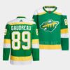Minnesota Wild Frederick Gaudreau Home Green Jersey