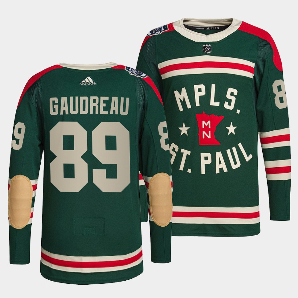 Minnesota Wild Frederick Gaudreau Winter Classic Green Jersey Minnesota Wild Frederick Gaudreau Winter Classic Green Jersey