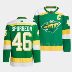 Minnesota Wild Jared Spurgeon Reverse Green Jersey