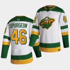 Minnesota Wild Jared Spurgeon Reverse White Jersey