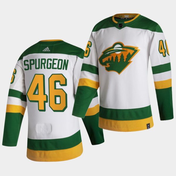 Minnesota Wild Jared Spurgeon Reverse White Jersey Minnesota Wild Jared Spurgeon Reverse White Jersey
