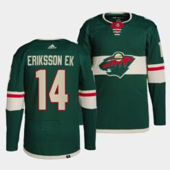 Minnesota Wild Joel Eriksson Ek Home Green Jersey