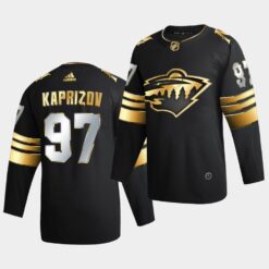Minnesota Wild Kirill kaprizov Golden Edition Black Jersey