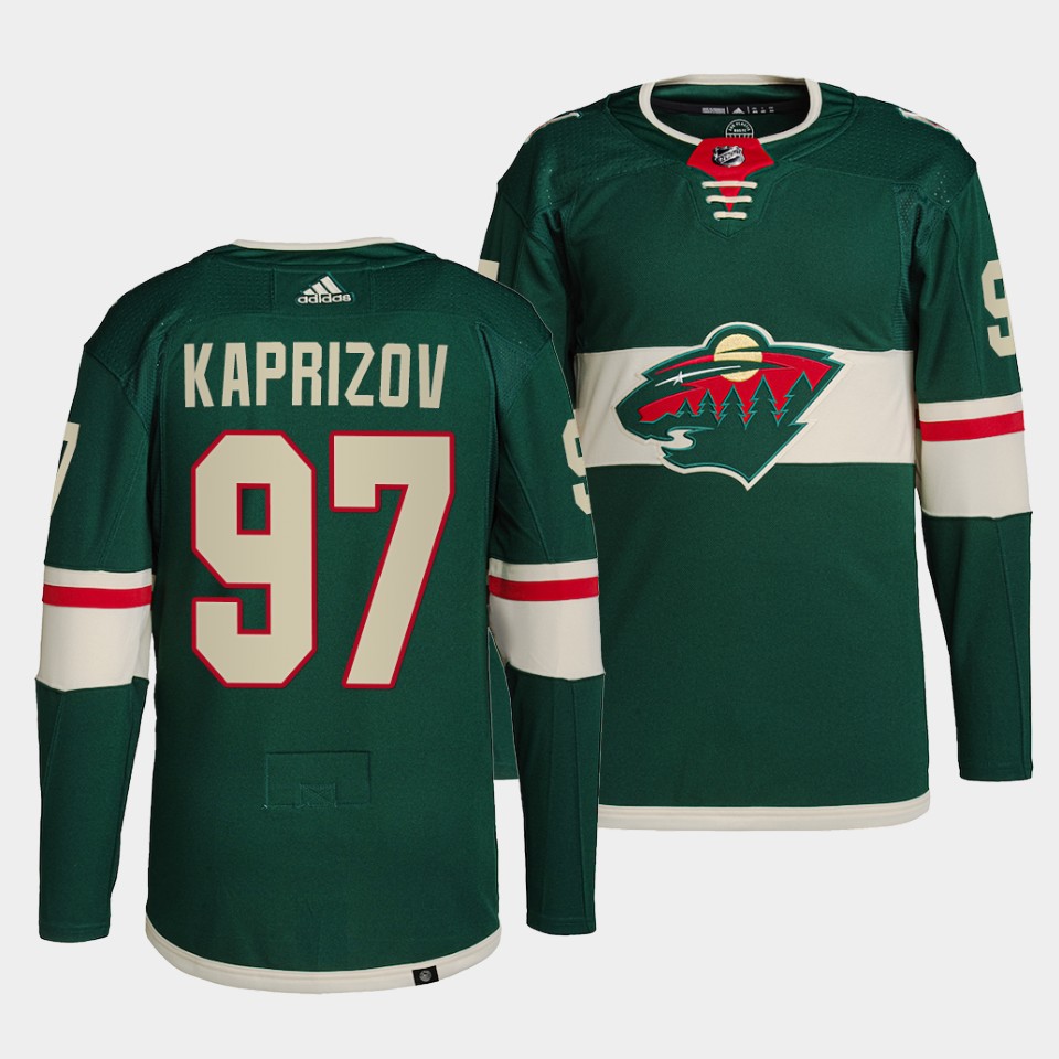 Minnesota Wild Kirill Kaprizov Home Green Jersey Minnesota Wild Kirill Kaprizov Home Green Jersey