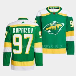 Minnesota Wild Kirill Kaprizov Reverse Green Jersey