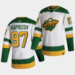 Minnesota Wild Kirill kaprizov Reverse White Jersey