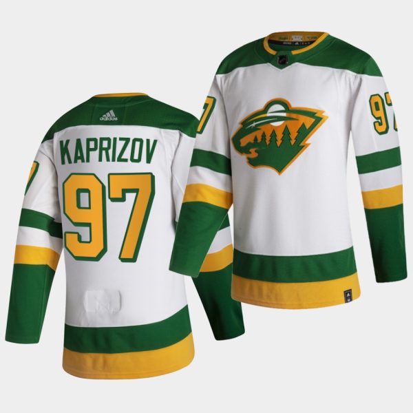 Minnesota Wild Kirill kaprizov Reverse White Jersey Minnesota Wild Kirill kaprizov Reverse White Jersey