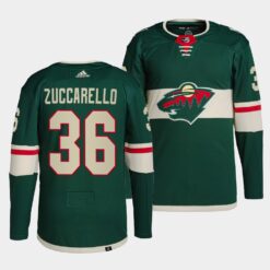 Minnesota Wild Mats Zuccarello Home Green Jersey