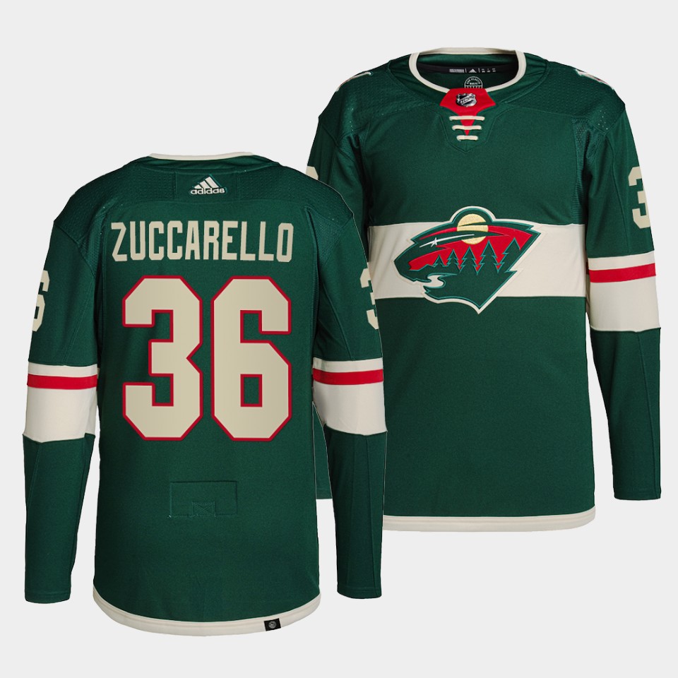 Minnesota Wild Mats Zuccarello Home Green Jersey Minnesota Wild Mats Zuccarello Home Green Jersey